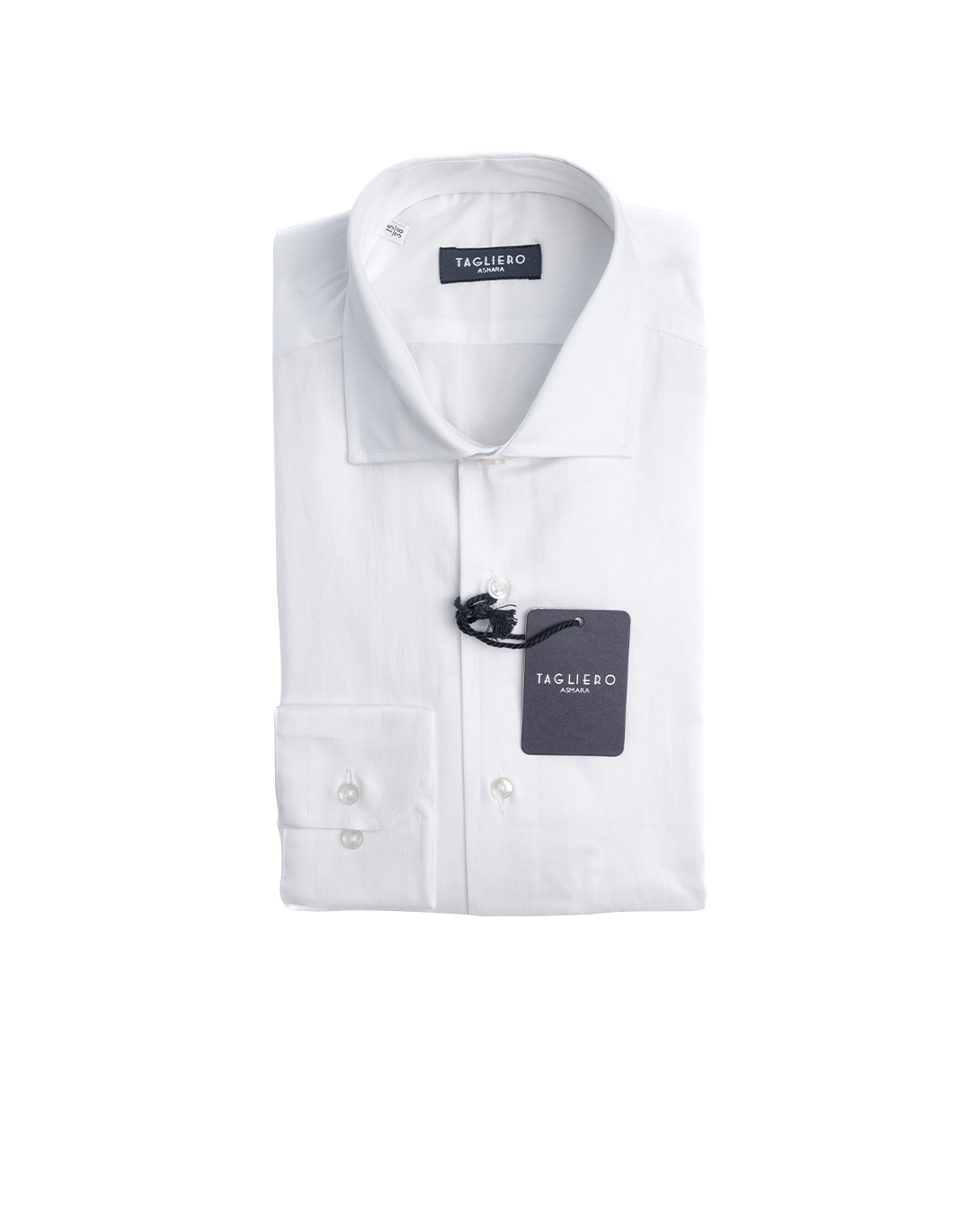 REGULAR FIT FRENCH COLLAR MAN SHIRT White Piquet