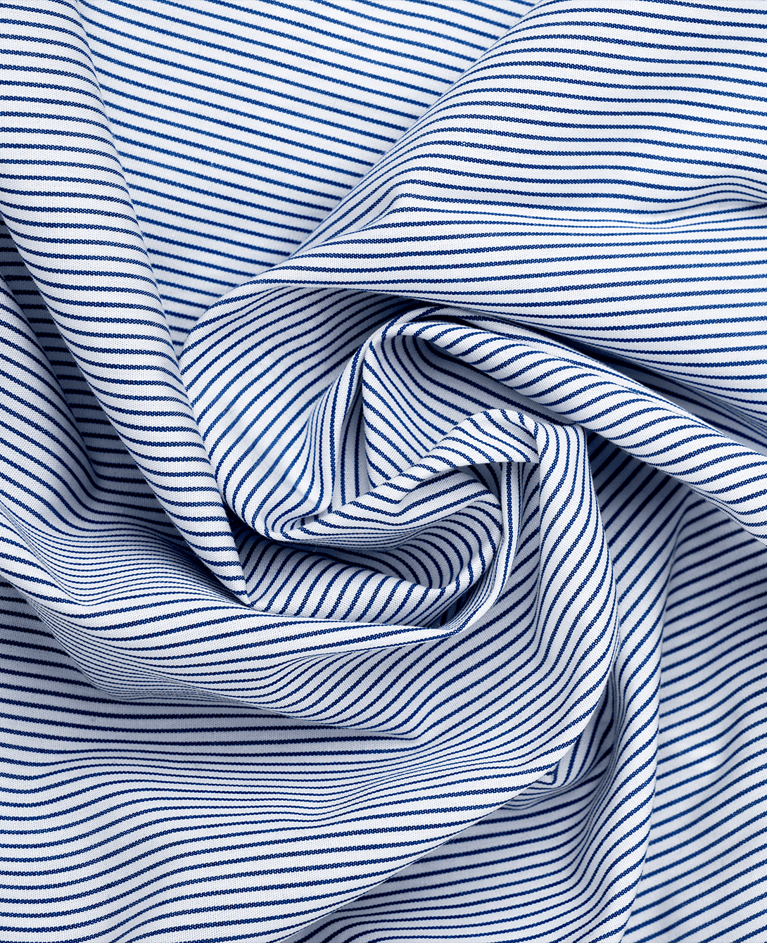 CAMICIA UOMO REGULAR FIT COLLO BOTTON DOWN Popeline Millerighe Blu
