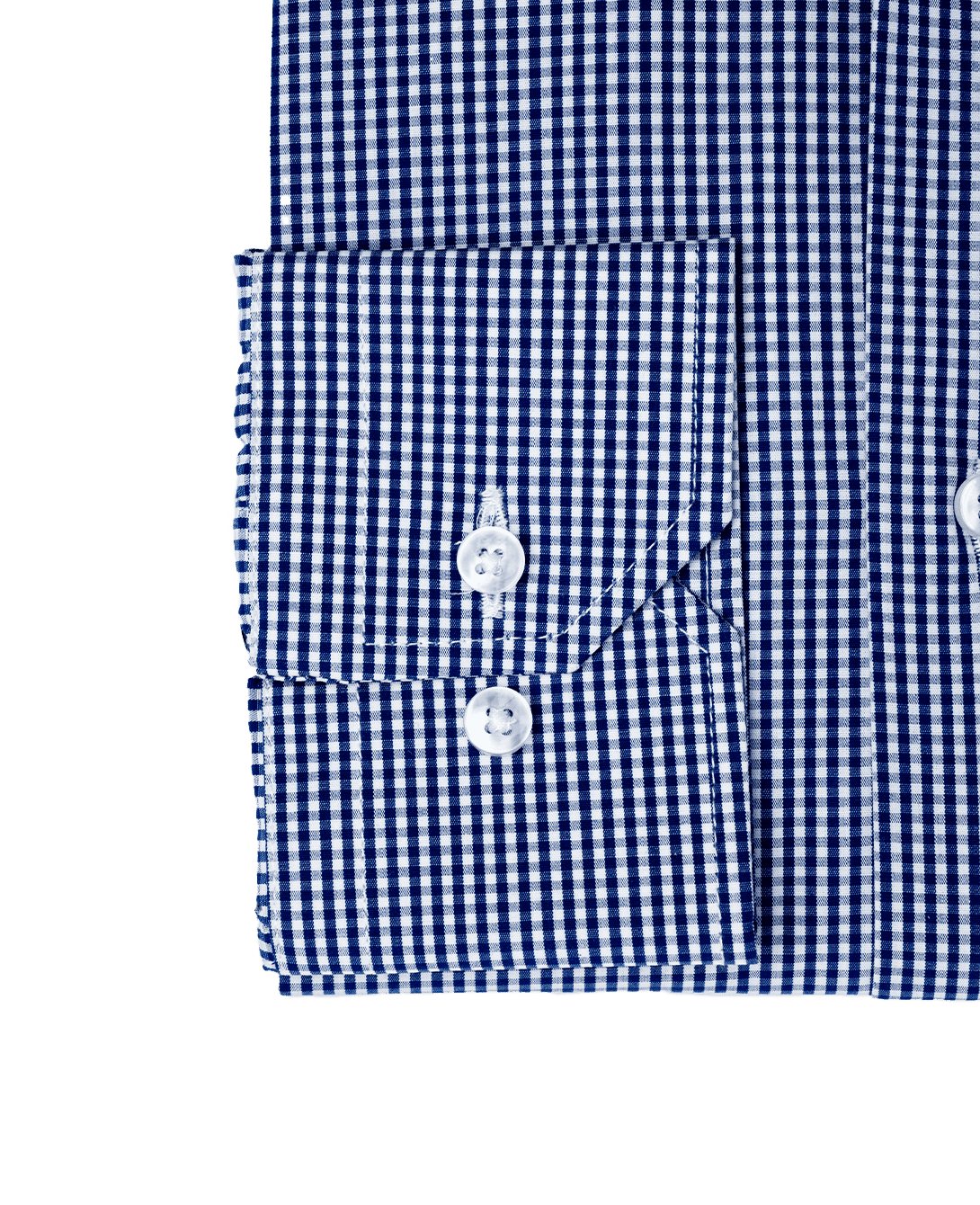 CAMICIA UOMO REGULAR FIT COLLO FRANCESE Popeline Micro Vichy Blu