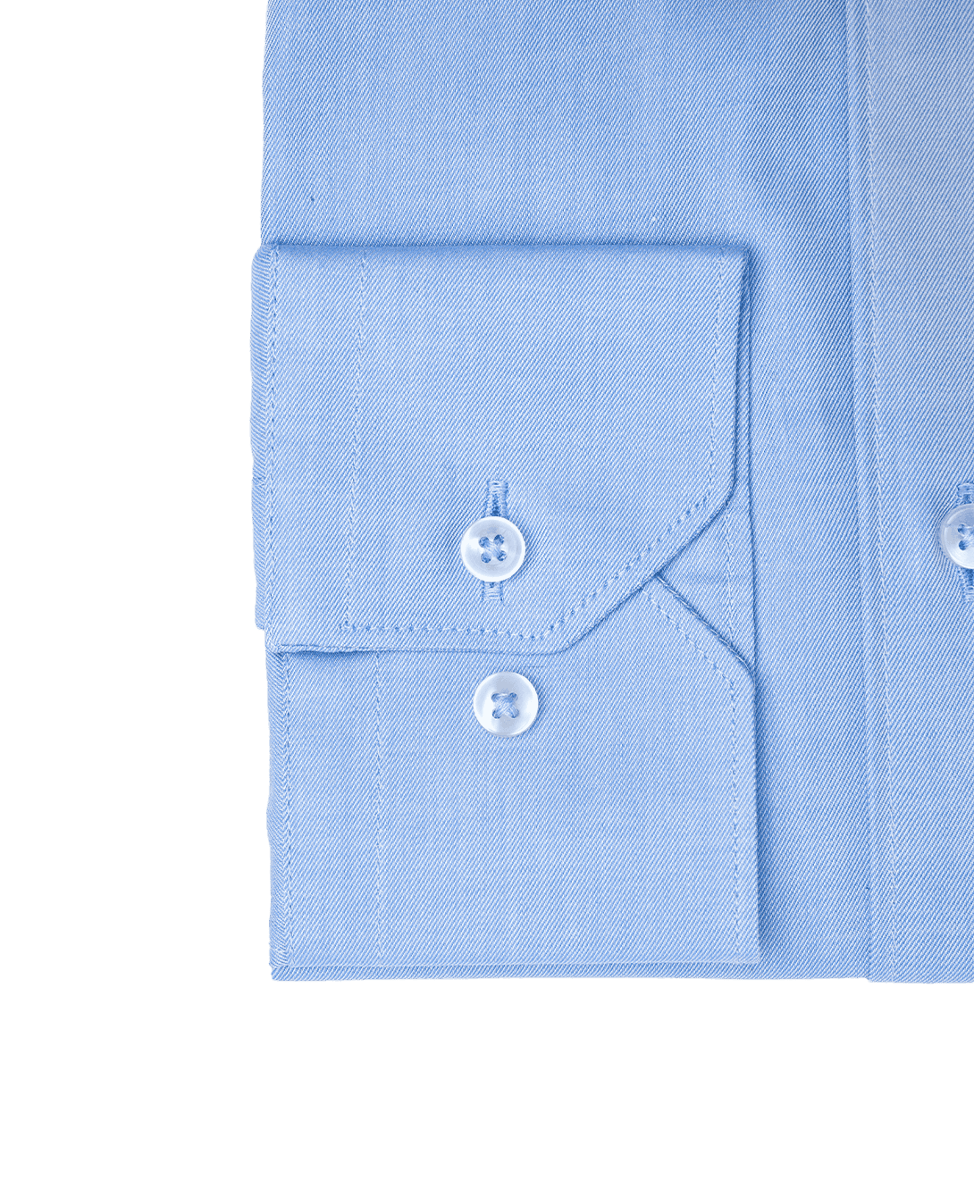 CAMICIA UOMO SLIM FIT COLLO BOTTON DOWN Twill Azzurro