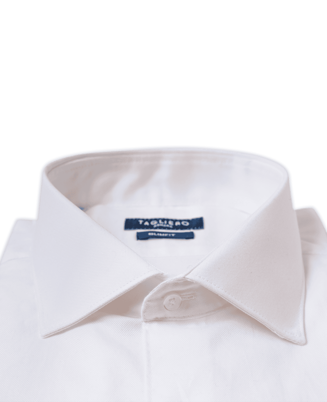 CAMICIA UOMO SLIM FIT COLLO FRANCESE Pin Point Bianco