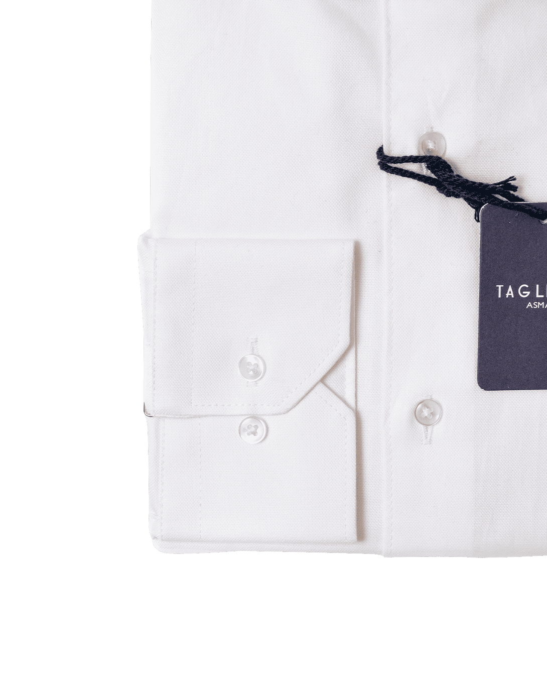 CAMICIA UOMO SLIM FIT COLLO FRANCESE Pin Point Bianco