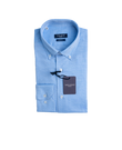 SLIM FIT BOTTON DOWN MAN SHIRT Light Blue Royal Oxford
