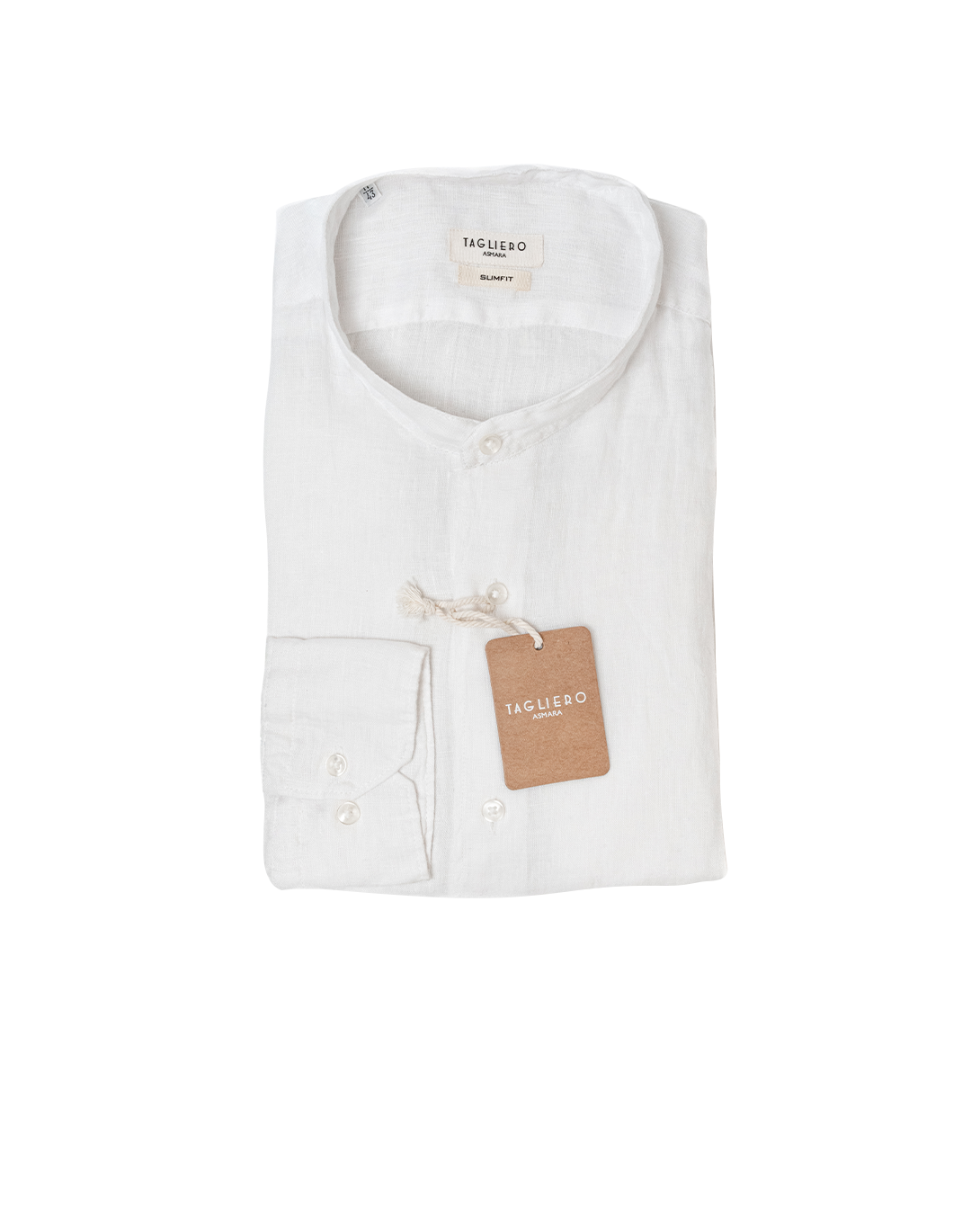 CAMICIA UOMO SLIM FIT COLLO COREANO