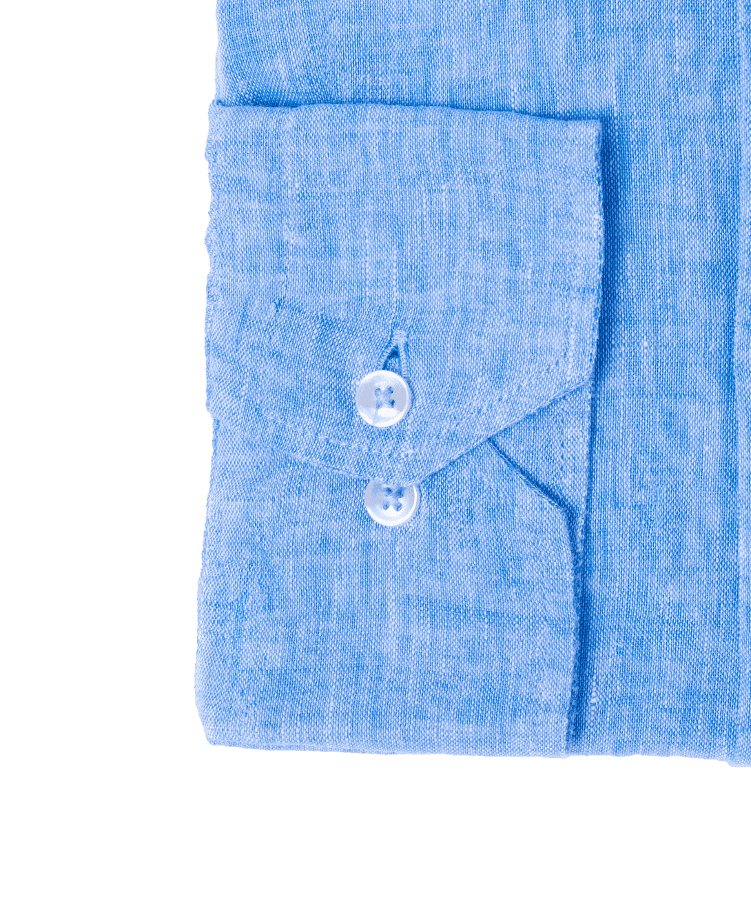 CAMICIA UOMO REGULAR FIT COLLO BOTTON DOWN Lino Azzurro Medio
