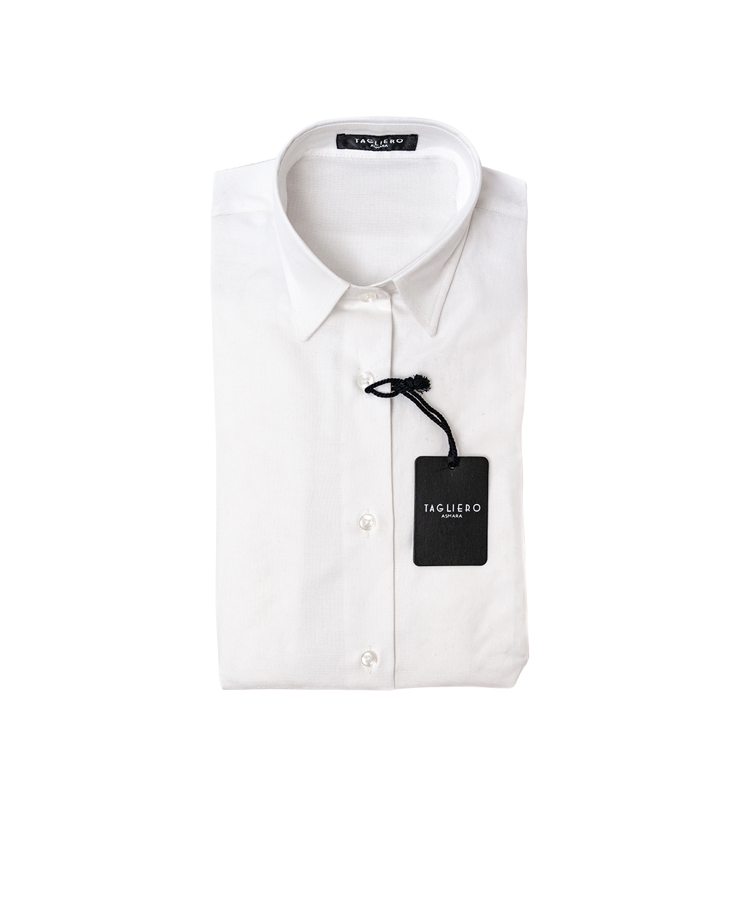 CAMICIA DONNA COTONE Pin Point Bianco