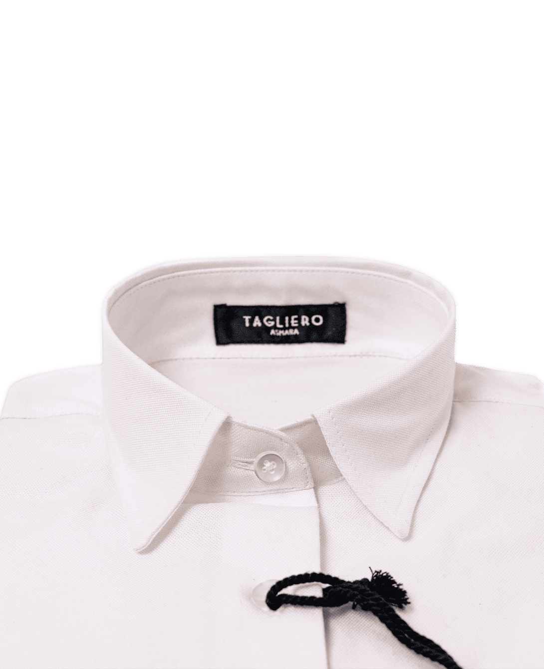 CAMICIA DONNA COTONE Pin Point Bianco