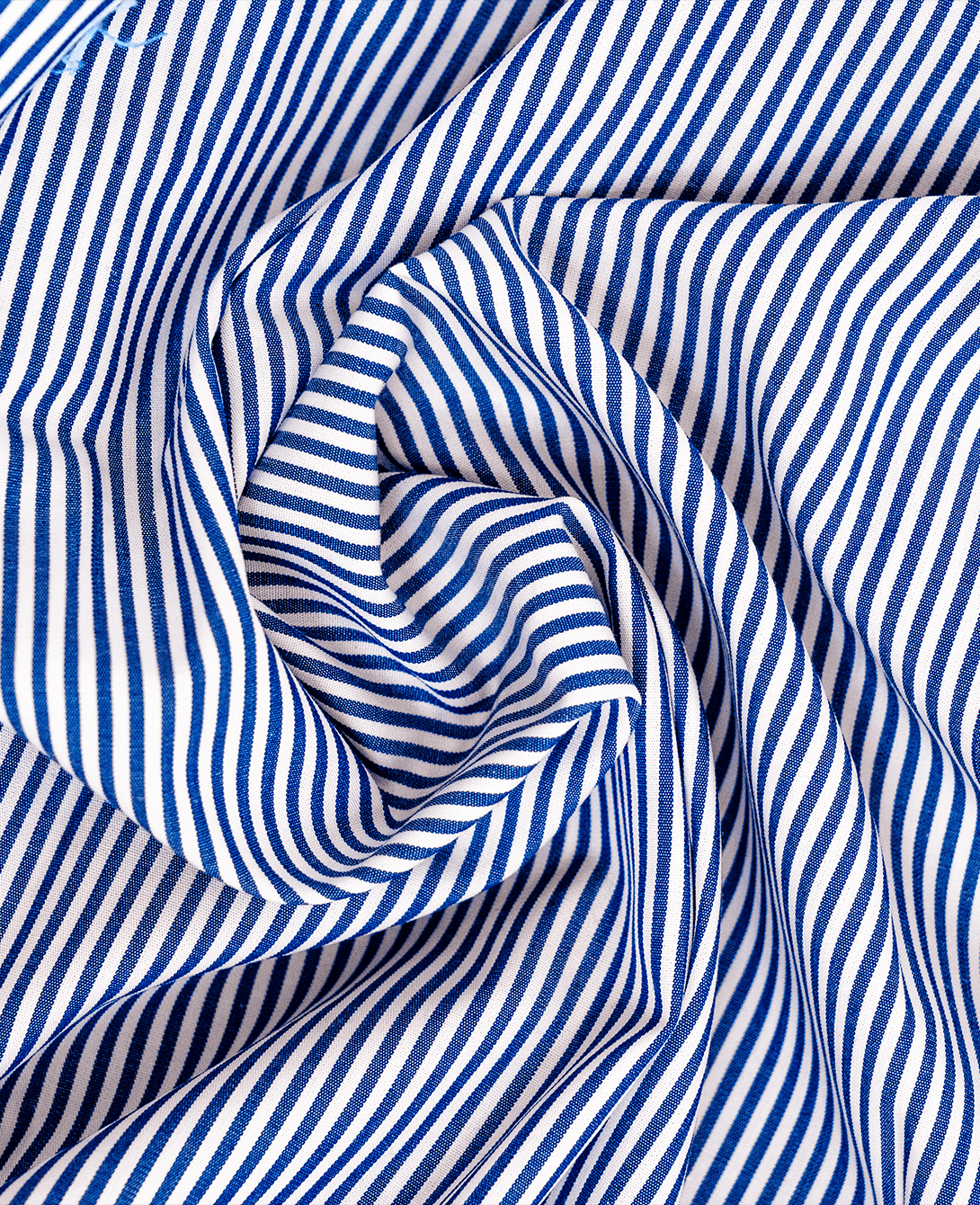 CAMICIA UOMO REGULAR FIT COLLO BOTTON DOWN Popeline Bacchettino BIanco Blu