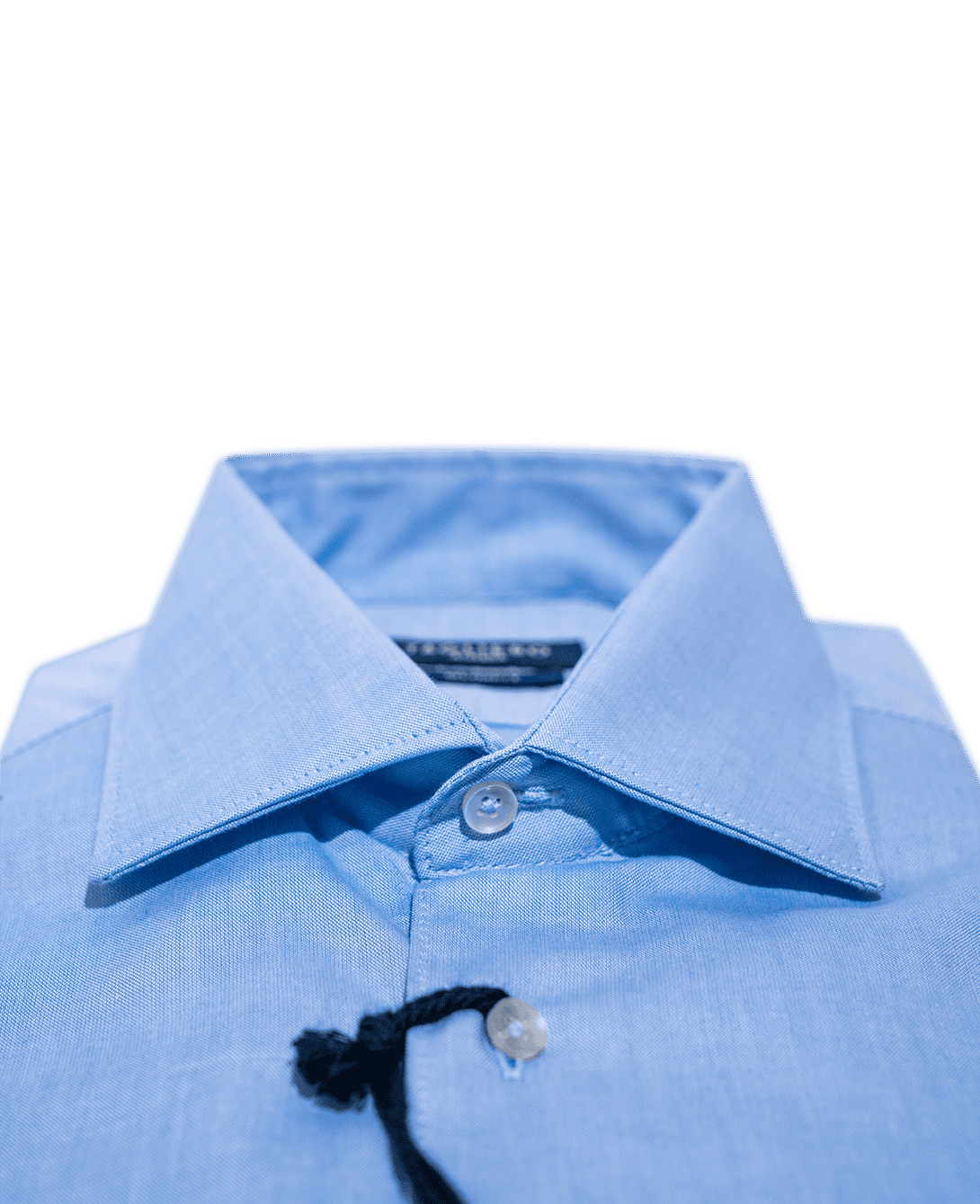 CAMICIA UOMO SLIM FIT COLLO FRANCESE Pin Point Azzurro