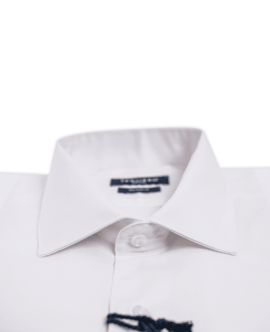 CAMICIA UOMO SLIM FIT COLLO FRANCESE Twill Bianco