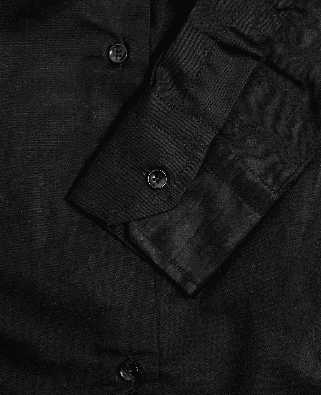 STRETCH WOMAN SHIRT Black Stretch Popeline