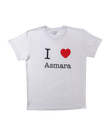 T-SHIRT STAMPA I LOVE ASMARA