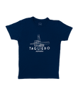 T-SHIRT STAMPA TAGLIERO Blu navy